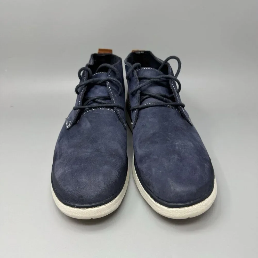 Johnston & Murphy Farley Chukka Boot Navy Oiled Nubuck Size 10.5 Men’s